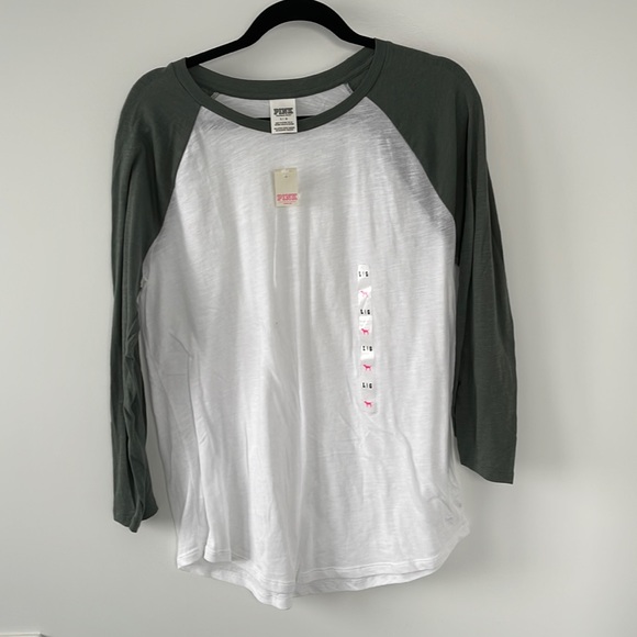 PINK | Thin Baseball Top - Picture 1 of 3